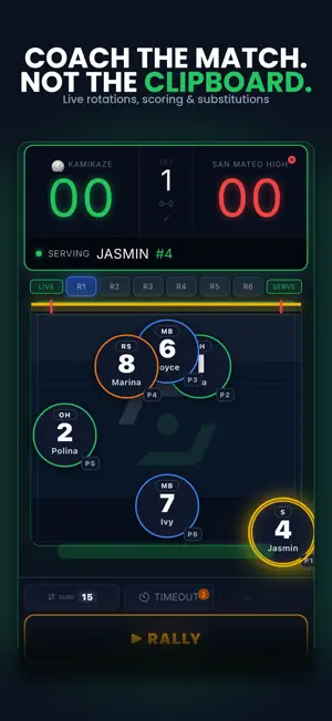 CourtOS: Volleyball Tracker screenshot 1