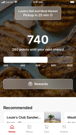 Louie's Deli and Market iPhone screenshot 1 - Food & Drink app
