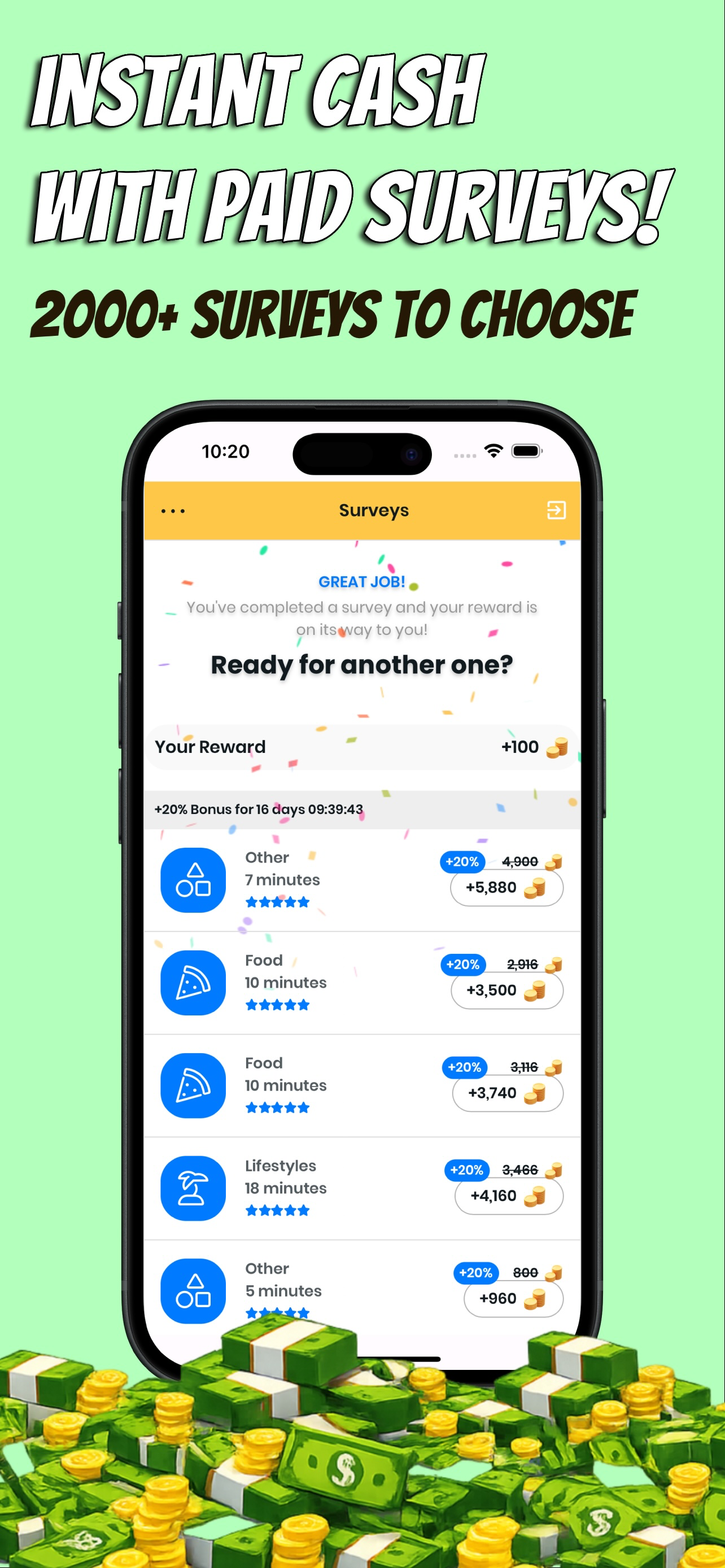 Earn Money with Survey Bucks