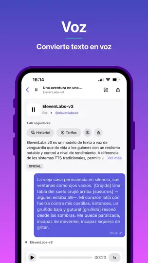 Captura de pantalla de Poe – Fast AI Chat en iPhone 2