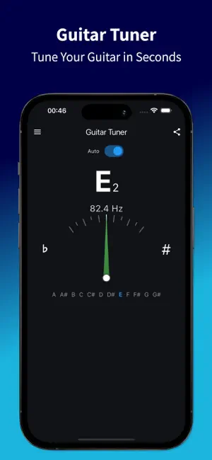 Guitar Tuner Online screenshot 1