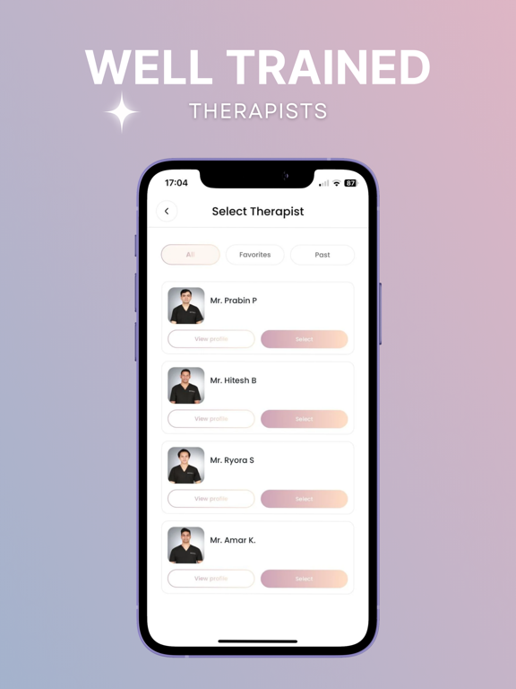 Masaj iPad screenshot 4 - Health & Fitness app