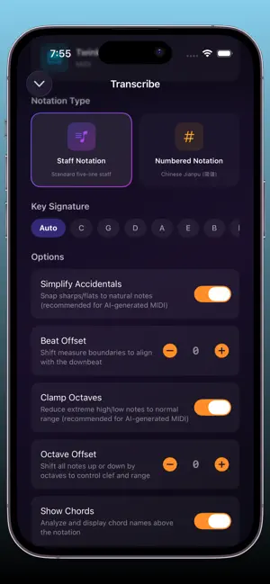 Musician: Audio to Sheet Music screenshot 3