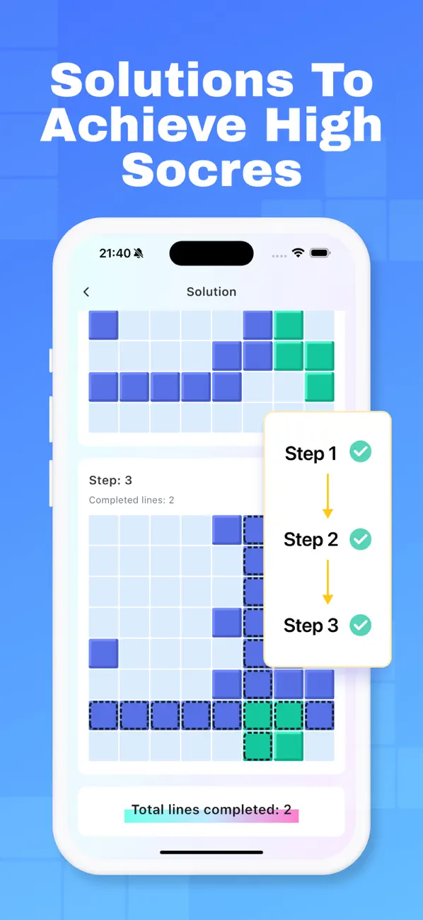 Screenshot #3 pour Block Puzzle Helper for Blast
