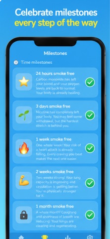 Quit Smoking Tracker: CleanAir Screenshot 4 of 4