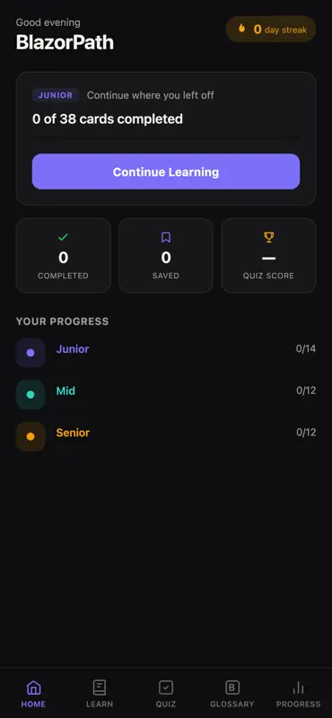 Blazor Mastery screenshot 1 of 6