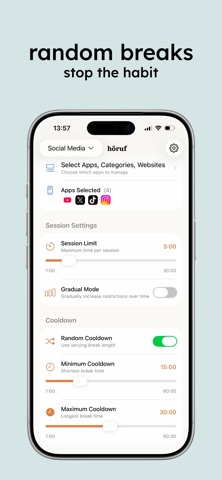 höruf: Stop Doomscrolling screenshot