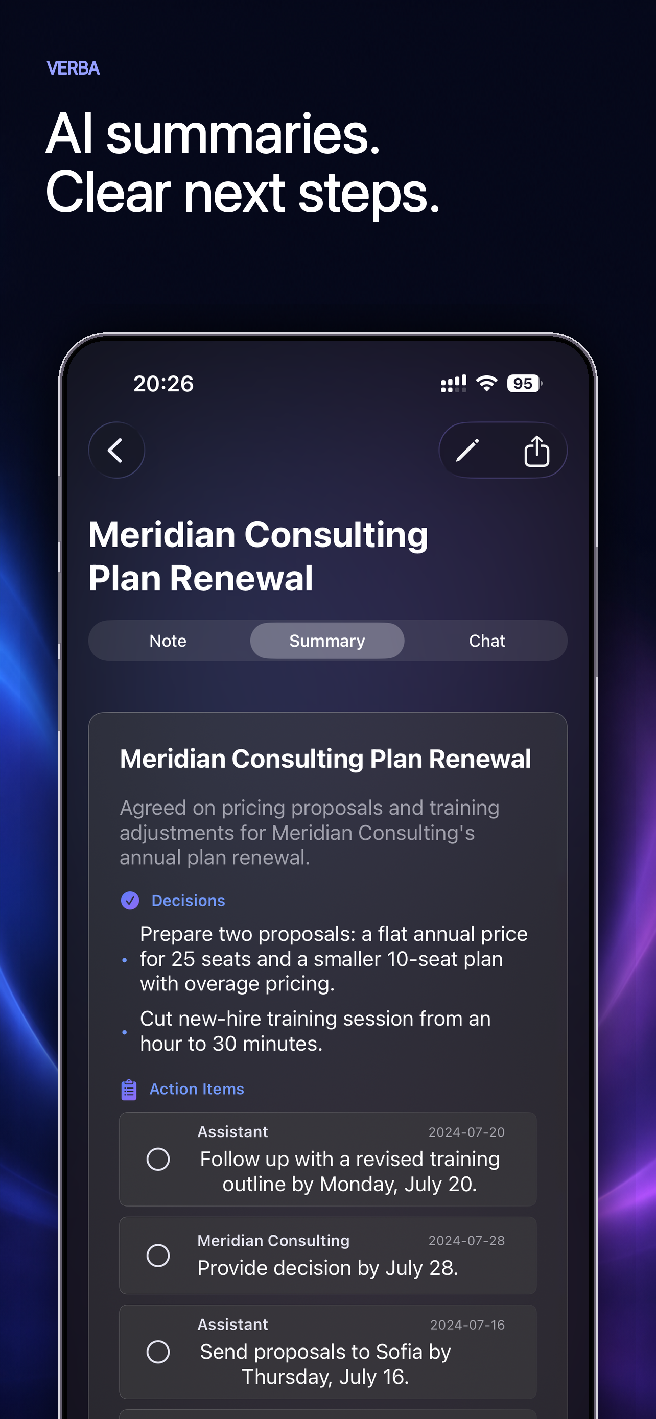 Verba: Private AI Voice Notes screenshot 5