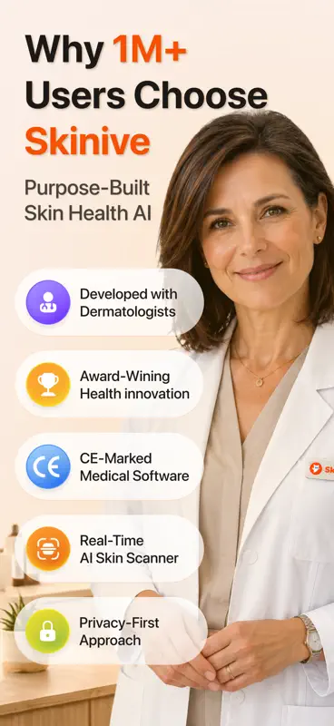 Skinive AI Dermatology scanner screenshot 1 of 9