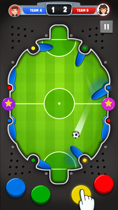 Fire Pinball-Soccer Game Screenshot