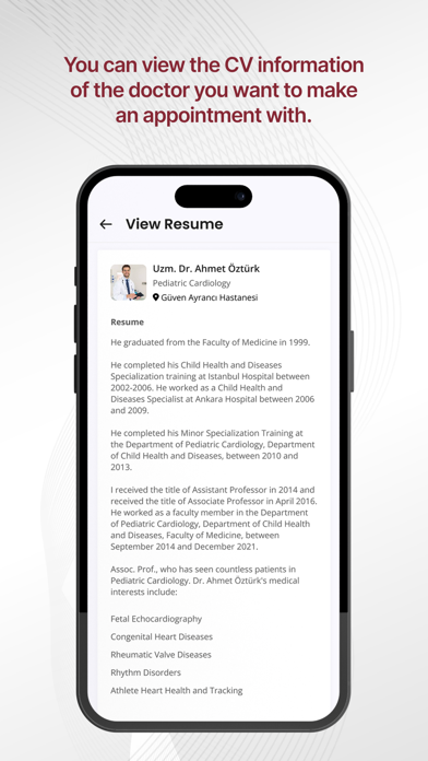 Güven Online iPhone screenshot 4 - Medical app