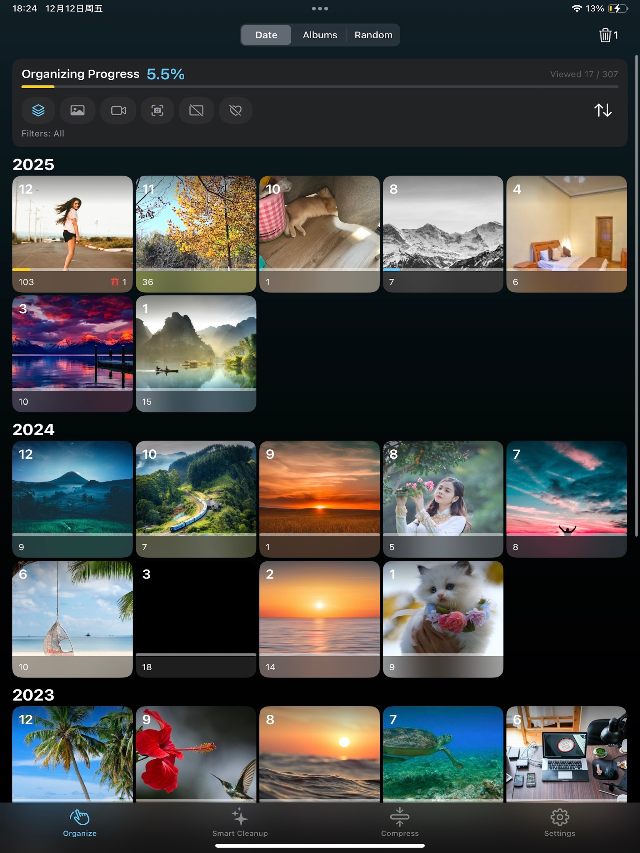 Swish Clear: Photo Organizer screenshot 9