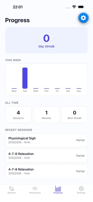 BreathFlow: Breathing Exercise screenshot 9 of 10