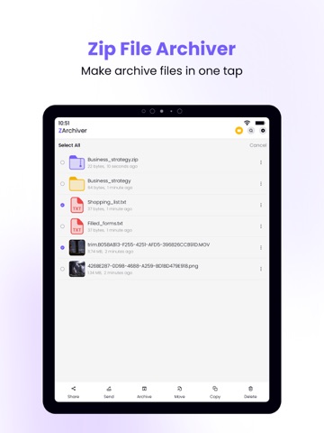 ZArchiver - Zip UnZip iPad screenshot