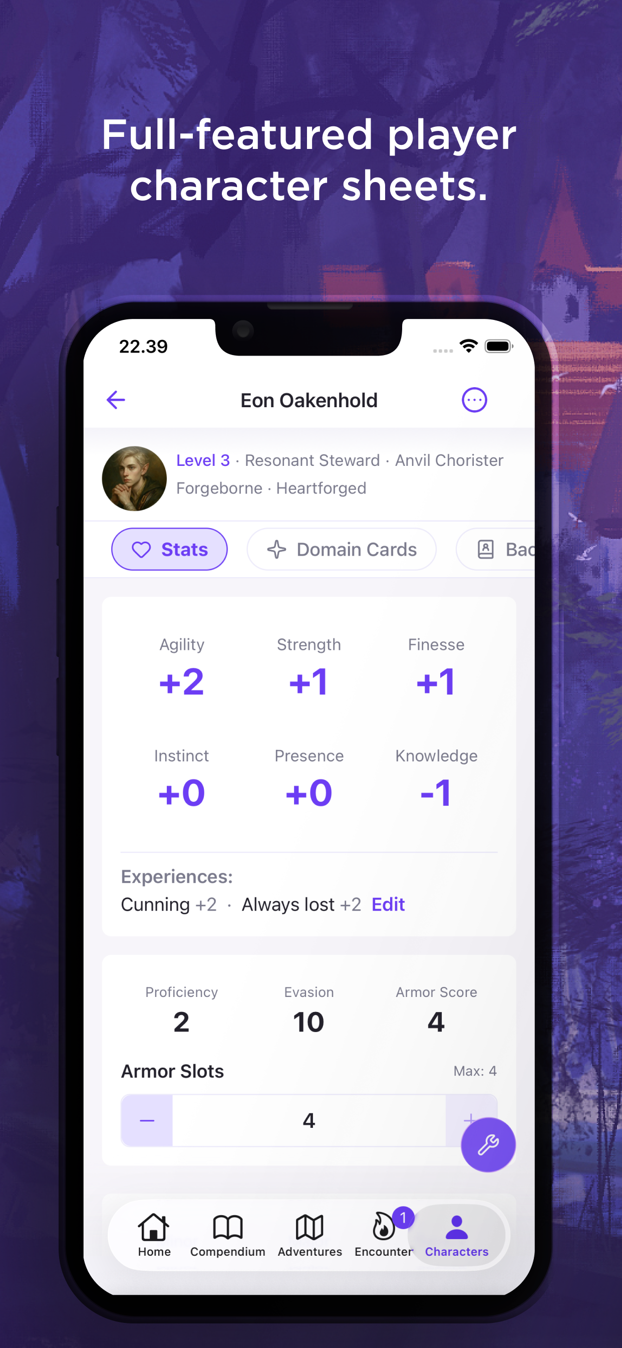 Heartforge - Daggerheart App screenshot 3
