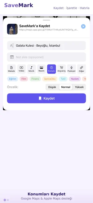 SaveMark screenshot 2