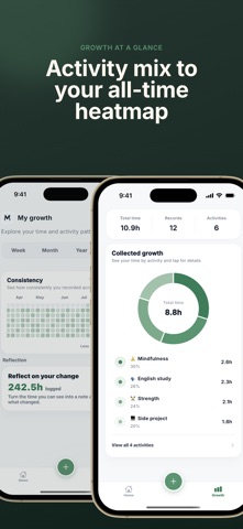 MOA: Growth & Habit Tracker iPhone screenshot