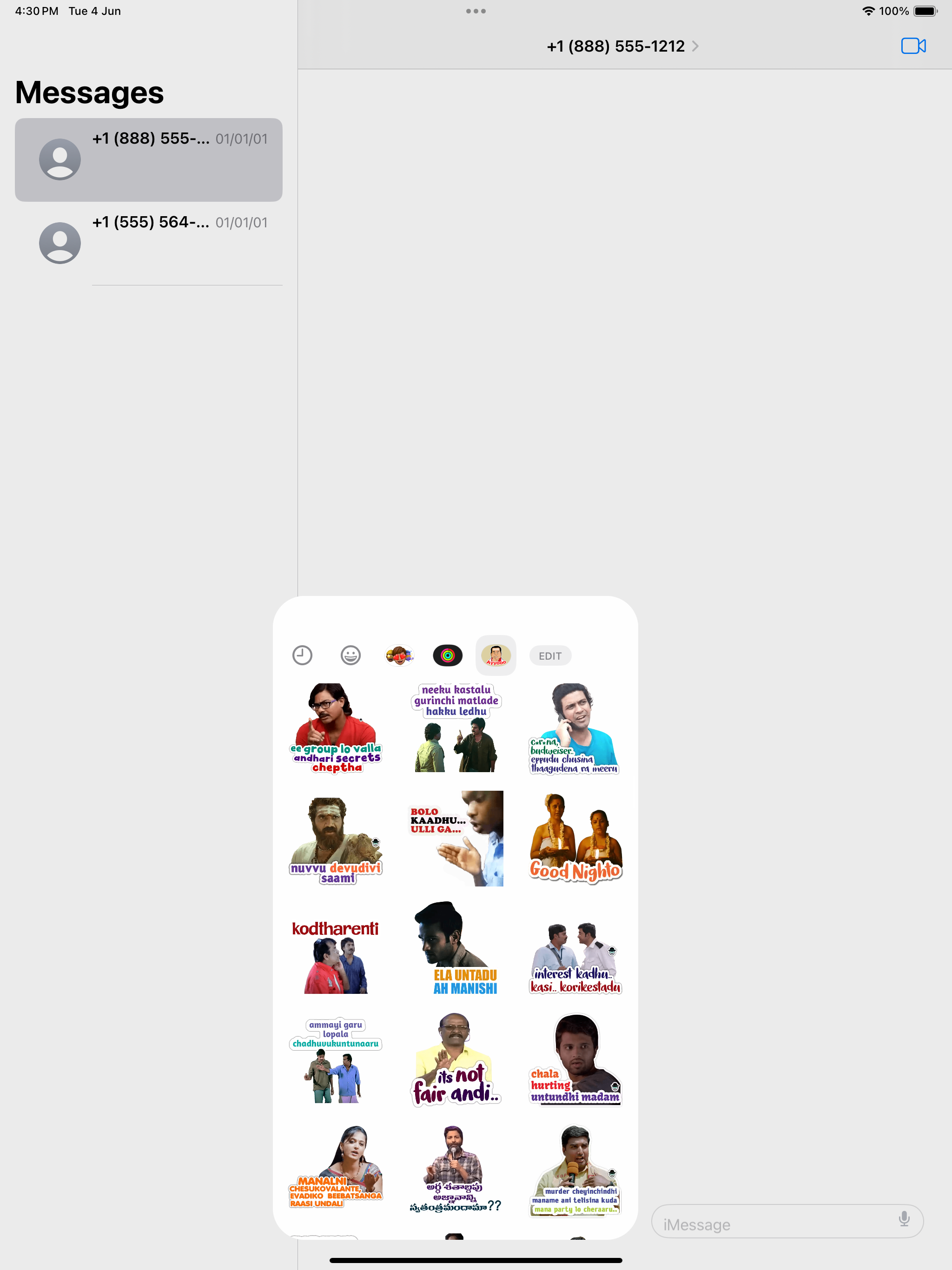 Telugu Stickers !