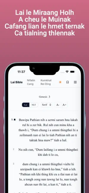Lai Bible screenshot 2