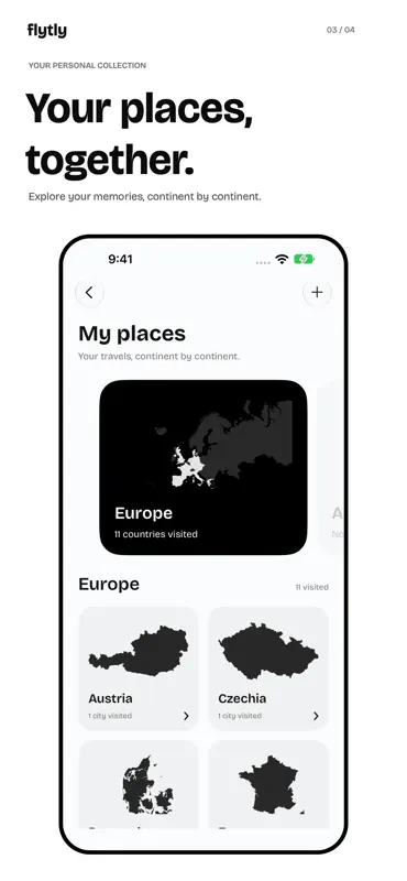 Flytly: Travel Map & Tracker screenshot 3 of 4