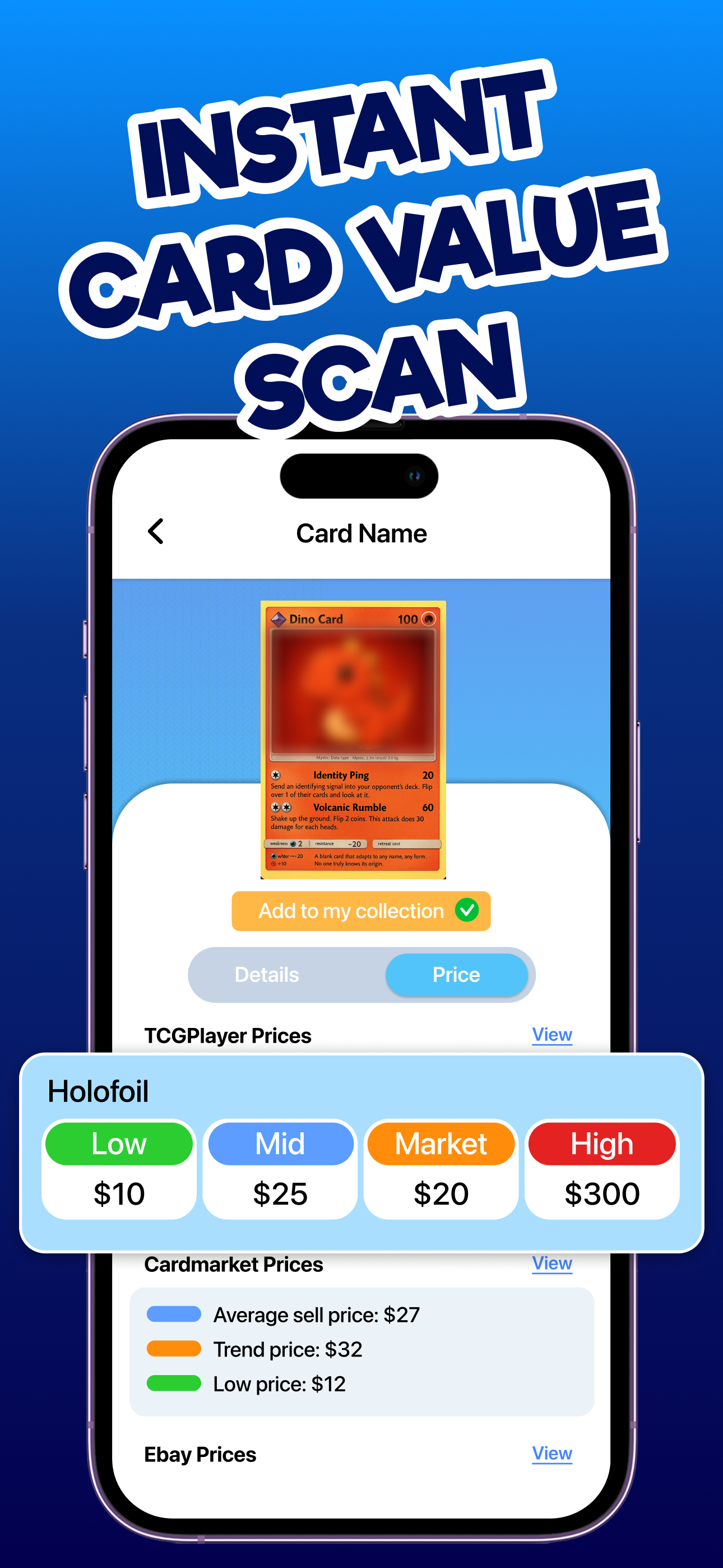 TCG : Card Scanner for Pokemon