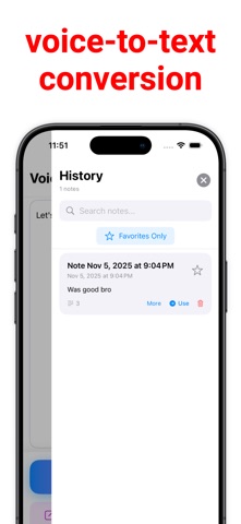 Speech to Text - Voice Typing. iPhone screenshot