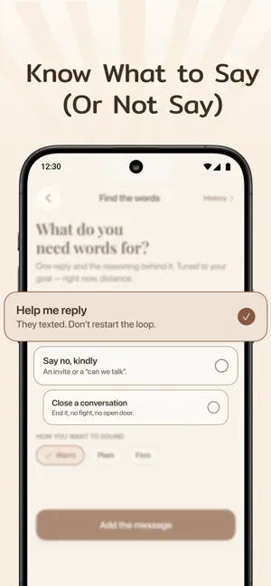 Lovence: BreakUp AI Journal screenshot 2