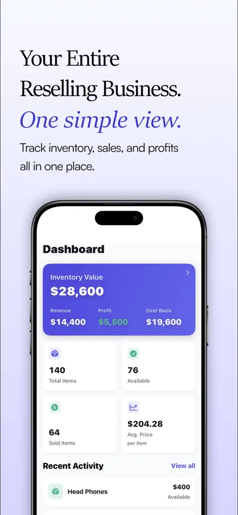 Resell Tracker – Inventr - Business App | MWM