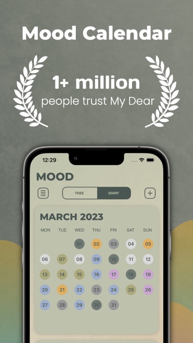 My Dear: Mental health journal iPhone screenshot 2 - Lifestyle app