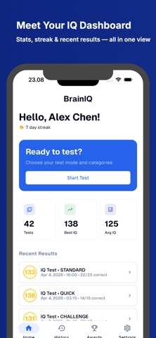 IQ Test: Brain Challenge Screenshot 1 of 7