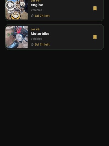 Invictus Bids iPad screenshot
