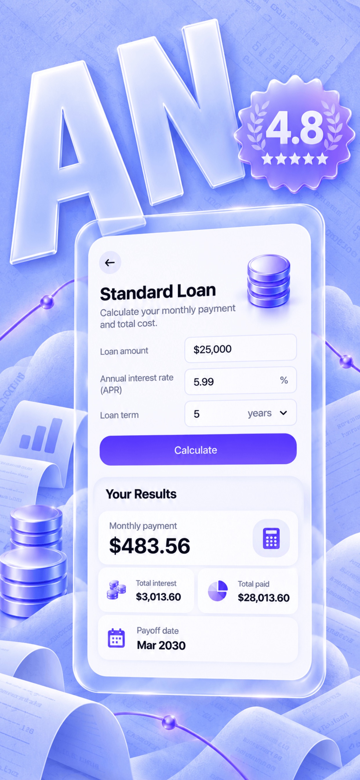 Screenshot 2 of Loan IQ - Mortgage calculator