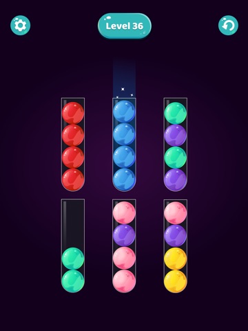 Ball Sort Color Sort Game iPad screenshot