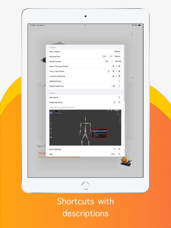 Screenshot #5 pour Blender Keys