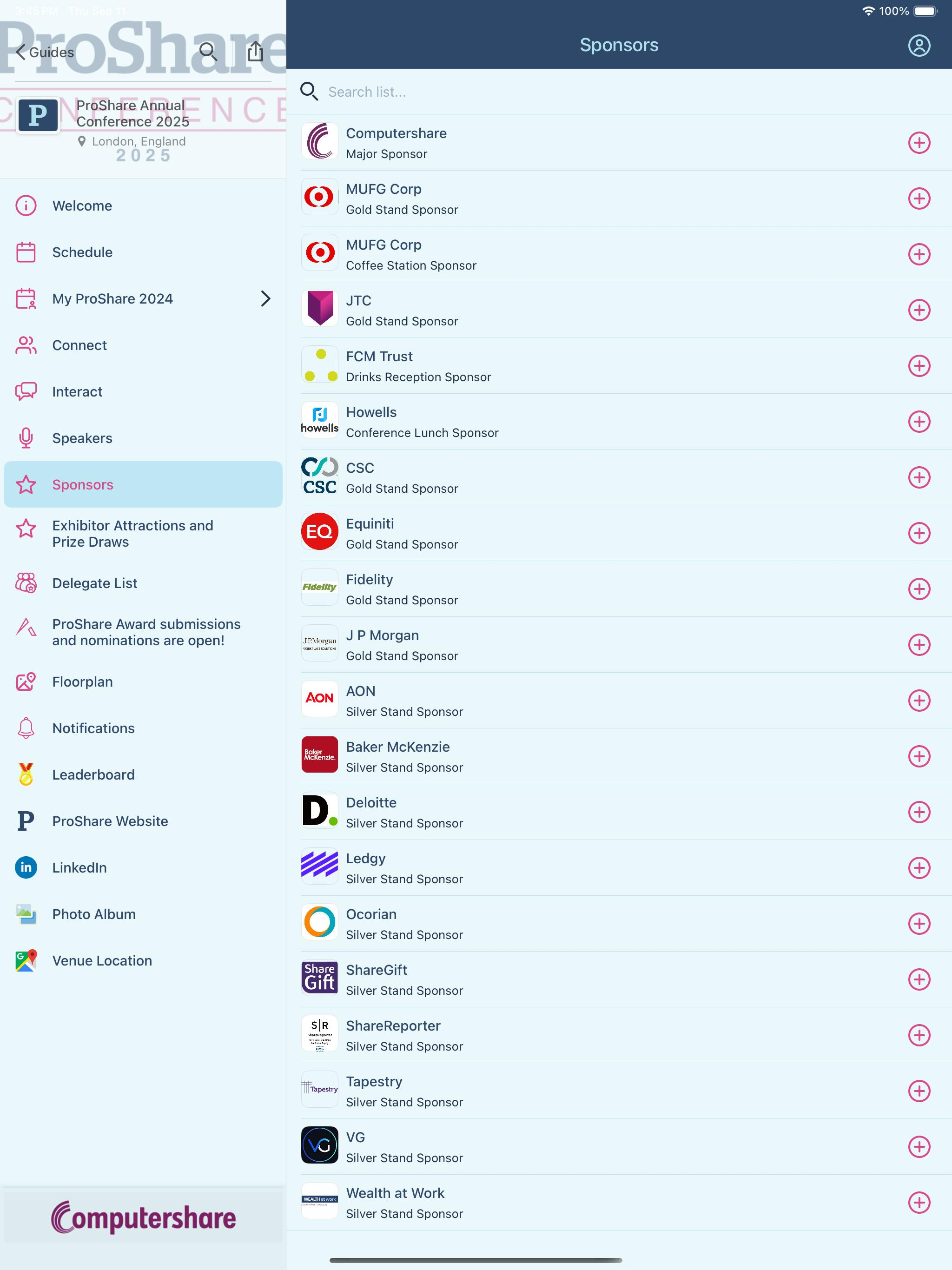 CGIUKI Conference App screenshot 5