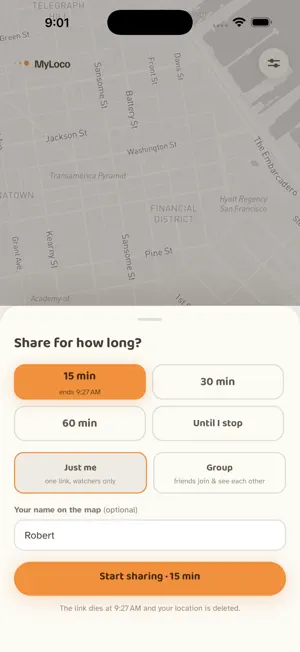 MyLoco: Live Location Sharing screenshot 3