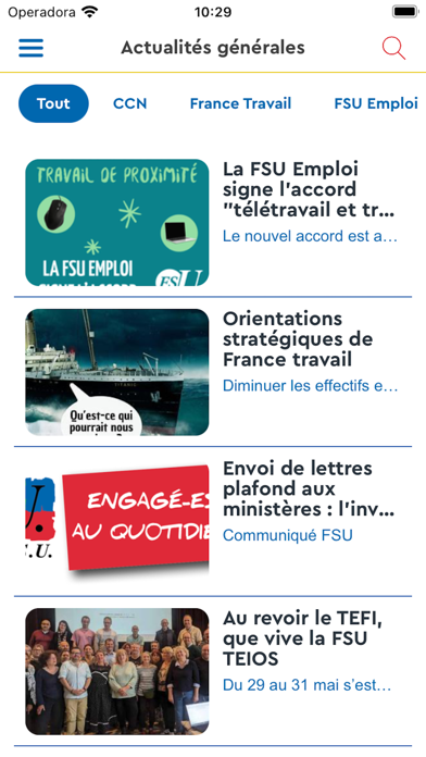 FSU Emploi Screenshot
