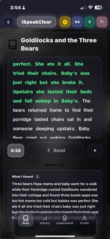 iSpeakClear screenshot