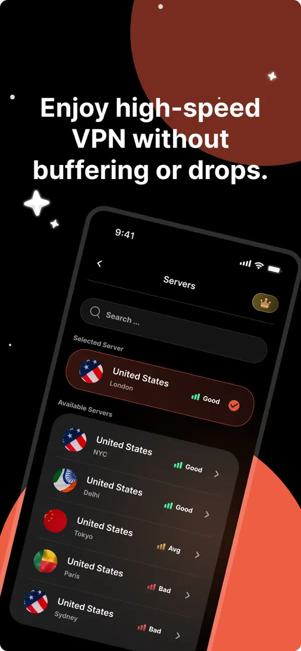 Screenshot #3 pour Tomator VPN – Fast & Secure