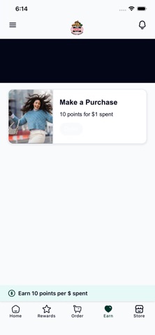 The Sandwich Spot Rewards iPhone screenshot