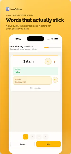 langrythms: darija app screenshot 2