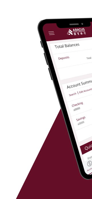 Abacus iMobile Banking Screenshot 1 of 7