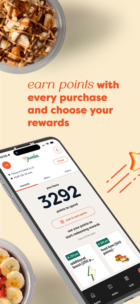 Jamba - Users can efficiently track their accumulated points and explore diverse redemption options, enhancing every purchase.