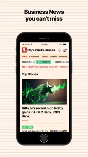 R. Biz: Republic Business News screenshot 1
