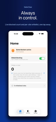 SafariClear screenshot