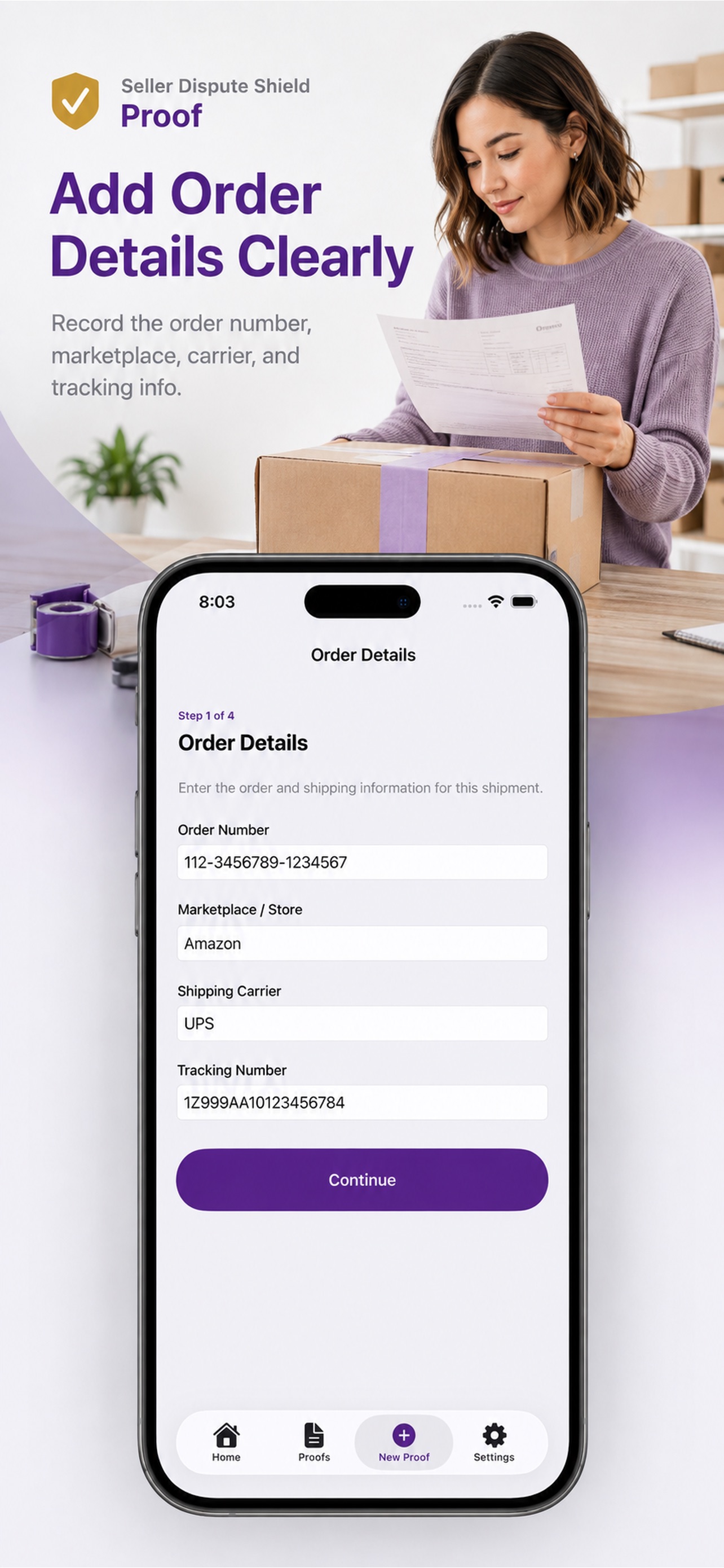 Screenshot 5 of Seller Dispute Shield: Proof