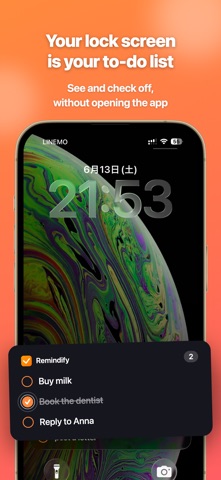 Remindify - Lock Screen TODO Screenshot 1 of 7