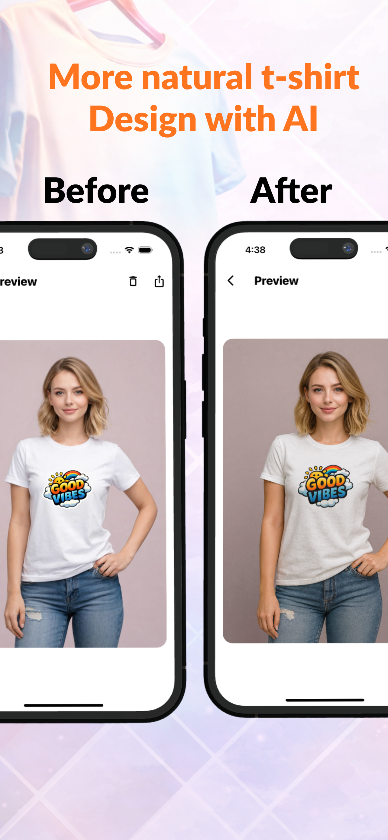 T-Shirt & Sticker : AI Mockup