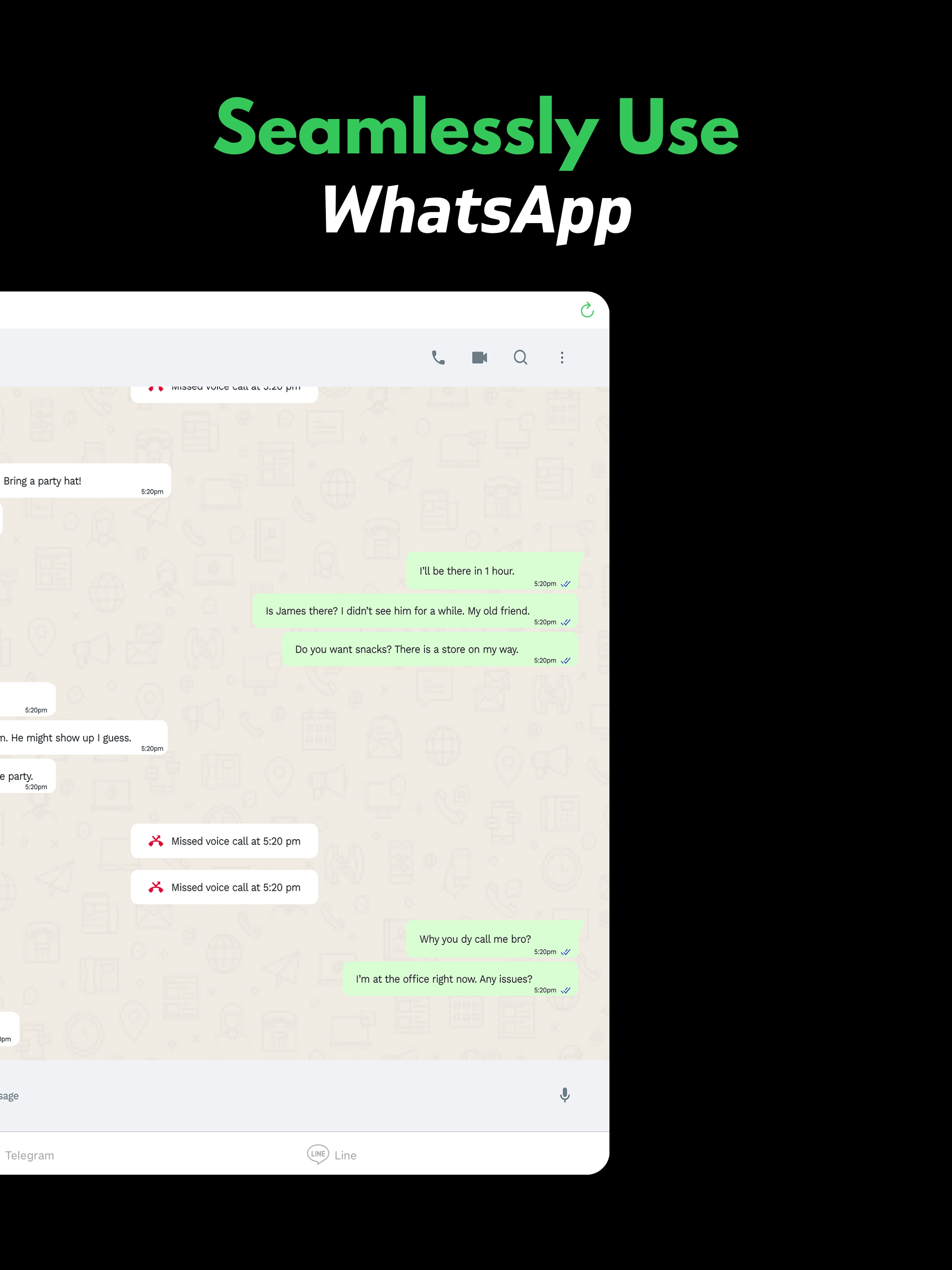 Messenger for WhatsApp: Duo