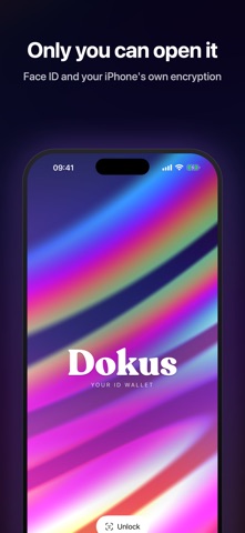 Dokus - Private ID Wallet iPhone screenshot